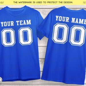 Custom Sport Shirt, Name and Number Jersey Shirt, Custom Basketball Shirt, Football Team Shirts, Baseball Shirt, Personalized Team Tees