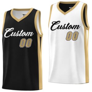 Custom Basketball Jersey Printed Number and Logo Double Side Tops Athletic for Men and Women Team Uniforms Graduation Christmas Gifts