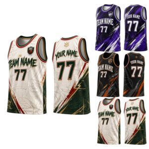 Custom Team Basketball Jersey, Personalized Name Number Shirt, Unisex Sports Gift